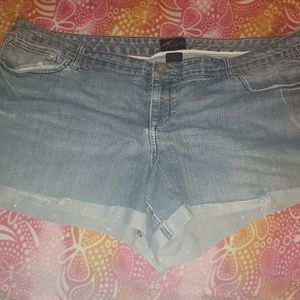 Torrid Hemmed Denim shorts